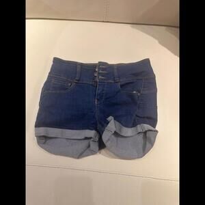 Womens butt i love you wax jeans High Waisted jean shorts size S